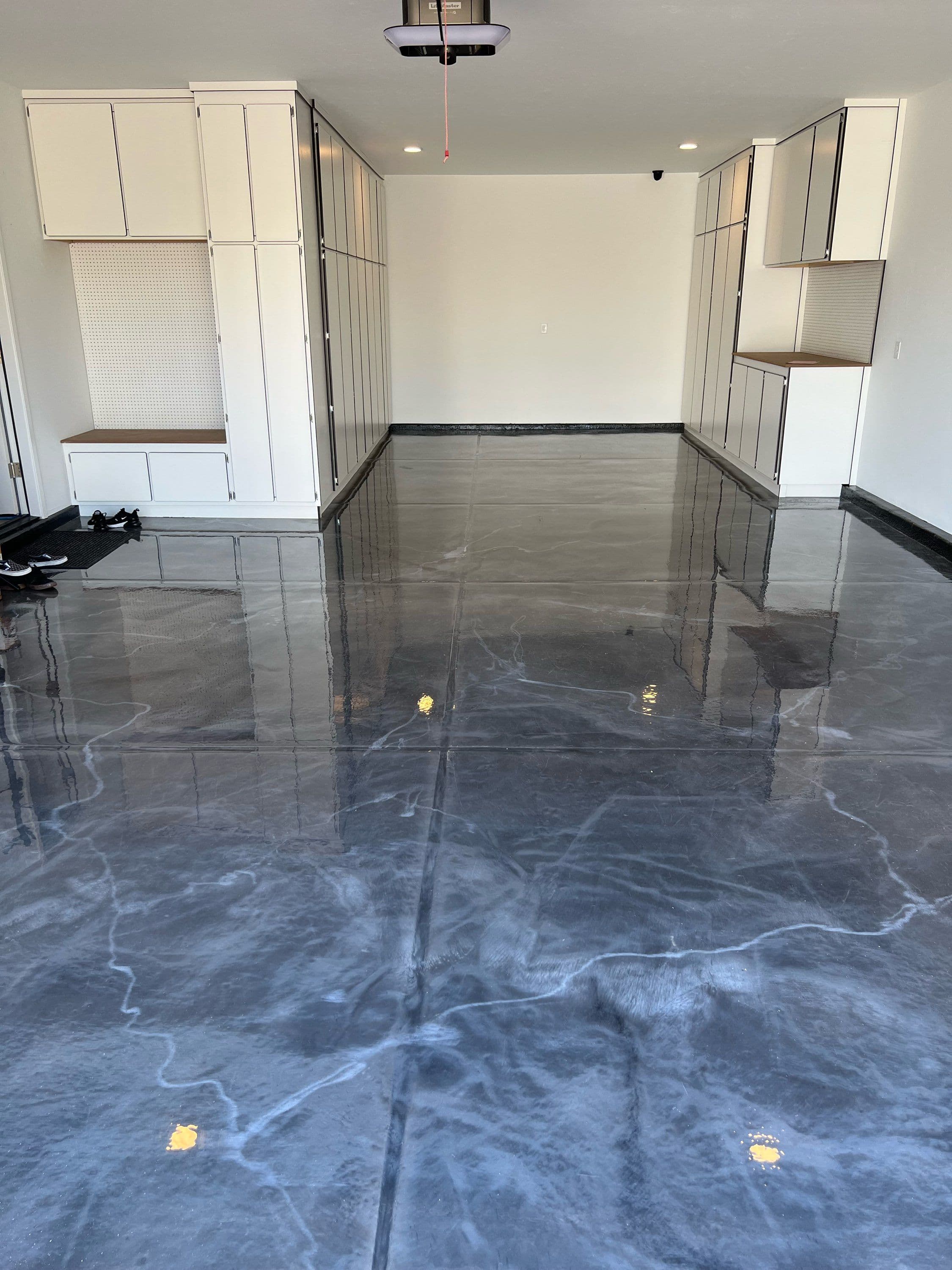 Project Stunning Metallic Epoxy Garage Makeover image